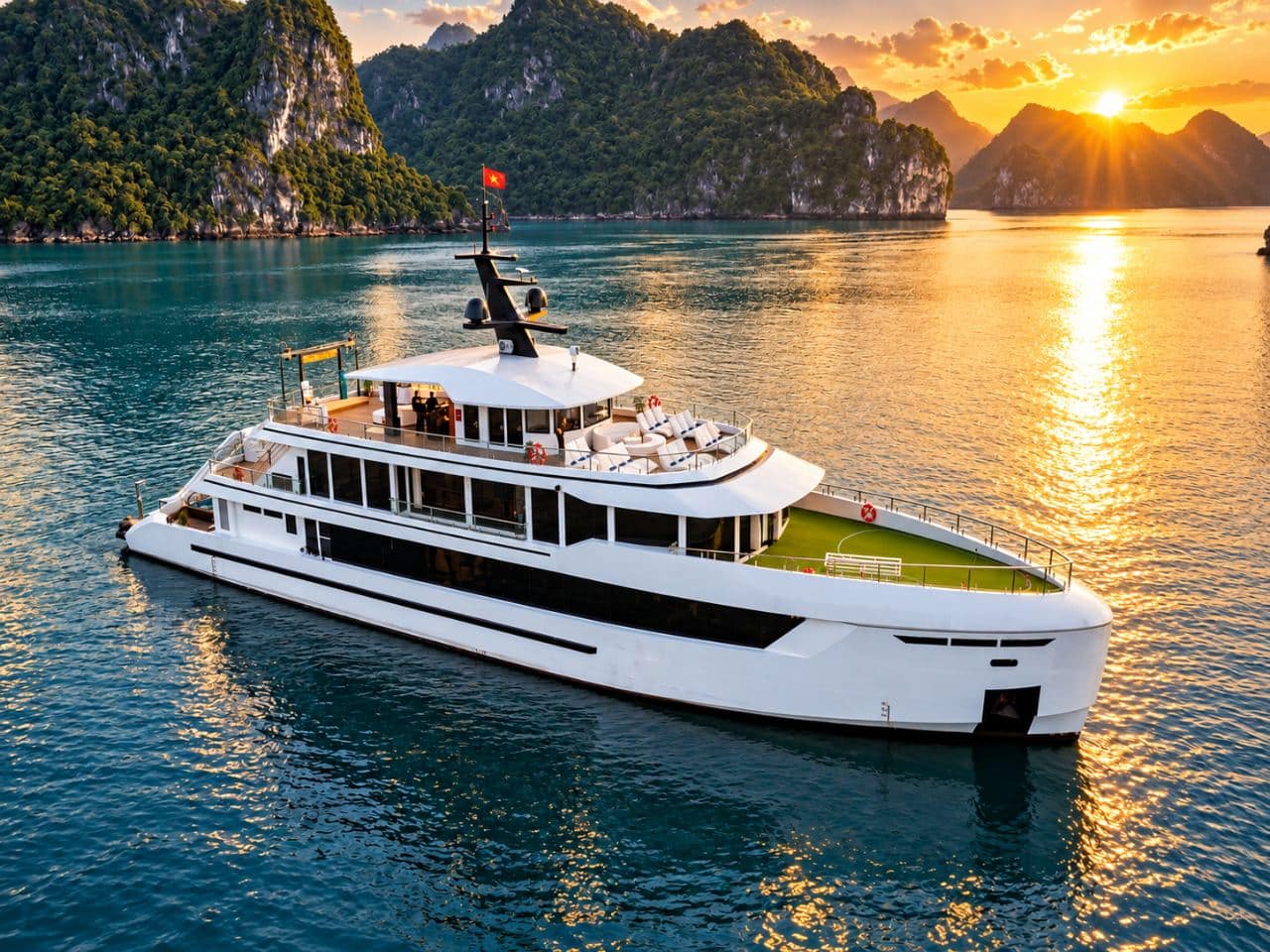 Из Ханоя: Hera Luxury Day Cruise — Халонг и Лан Ха